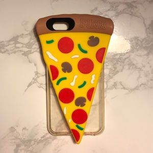 Clear Silicone Pizza iPhone Case